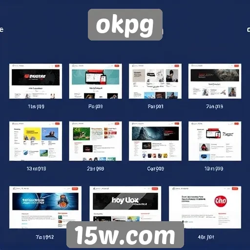 a evolução do design do site okpg